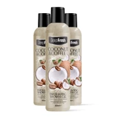 Deep Fresh Arındırıcı Duş Jeli Hindistan Cevizi ve Kahve 3 x 400 ml - 1
