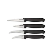 Pirge Gastro PMG Dekor Bıçağı Seti Siyah - 1