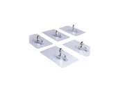 KENDİNDEN YAPIŞKANLI 5 ADET DUVAR KAPI KANCA VİDA ÇİVİ ASKI ÇERÇEVE MUTFAK BANYO thumbnail 2