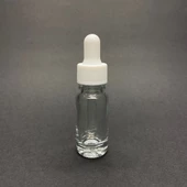 10Ml Beyaz Plastik Kapaklı Şeffaf Cam Damlalıklı Şişe ,  10 Cc Saydam Cam Damlalıklı Şişe x 6 Adet thumbnail 2