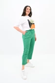 Kadın Büyük Beden Baskı Detaylı T-shirt Takım 8105-24 - 11