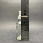 50Ml Beyaz Plastik Kapaklı Şeffaf Cam Damlalıklı Şişe ,  50 Cc Saydam Cam Damlalıklı Şişe x 6 Adet thumbnail 3