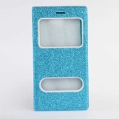 Galaxy A7 2016 Kılıf Simli Dolce Kapaklı Kılıf thumbnail 9