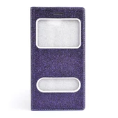 Galaxy A7 2016 Kılıf Simli Dolce Kapaklı Kılıf thumbnail 11