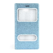 Galaxy A7 2016 Kılıf Simli Dolce Kapaklı Kılıf thumbnail 4