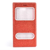 Galaxy A7 2016 Kılıf Simli Dolce Kapaklı Kılıf thumbnail 2