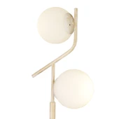 Velar Beyaz Silme Beyaz Camlı Modern Tasarım Metal Lambader thumbnail 6