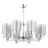 Apliqa Goldie 8 Li Krom Kaplama Modern Yatak Odası  Salon Avize thumbnail 6