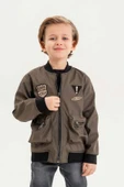 Balon Cepli Su Geçirmez Fermuarlı Astarlı Erkek Çocuk Ceket thumbnail 1