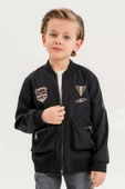 Balon Cepli Su Geçirmez Fermuarlı Astarlı Erkek Çocuk Ceket thumbnail 6