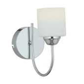 Esila Krom Kaplamalı Duvar Lambası Yatak Odası-Yatak Başı-Banyo İçin Modern Aplik thumbnail 4