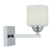 Minel Krom Kaplama Duvar Lambası Yatak Odası-Yatak Başı-Banyo İçin Modern Aplik thumbnail 4