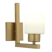 Torqu Eskitme Boyalı Beyaz Camlı Duvar Lambası Yatak Odası-Yatak Başı-Banyo İçin Modern Aplik thumbnail 4