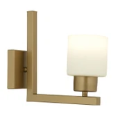 Torqu Eskitme Boyalı Beyaz Camlı Duvar Lambası Yatak Odası-Yatak Başı-Banyo İçin Modern Aplik thumbnail 6