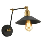 Peyma Siyah Yatak Odası-Yatak başı,Cafe,Restoran için Duvar Lambası Modern Retro Aplik thumbnail 4