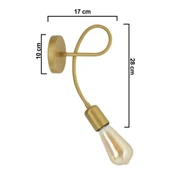 Alegra Gold Yatak Odası-Yatak başı,Cafe,Restoran için Duvar Lambası Modern Aplik thumbnail 10