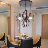 Avanos 4'Lü Modern Retro Sarkıt Mutfak Salon Avize thumbnail 2