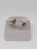 Unakit Taşı Çiçek Motifli Bakır Bileklik (52488) thumbnail 1