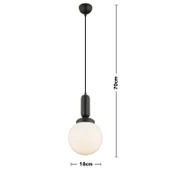 Arlo Tekli Siyah Modern Sarkıt Top Avize Mutfak Salon Sarkıt Avize thumbnail 10