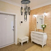 Koza 5Li Yuvarlak Siyah Modern Genç Odası Mutfak Retro Salon Sarkıt Avize thumbnail 10