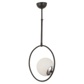 Apliqa Eric Tekli Krom Beyaz Camlı Modern Sarkıt Mutfak Salon Sarkıt Avize thumbnail 6