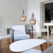 Apliqa Gaspar 2 Li Krom Sarkıt Modern Genç Odası Mutfak Salon Avize - 3