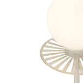 Apliqa Rakes Beyaz Silme Abajur Salon-Yatak Odası Modern Tasarım Masa Lambası thumbnail 3