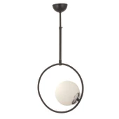 Apliqa Eric Tekli Krom Beyaz Camlı Modern Sarkıt Mutfak Salon Sarkıt Avize thumbnail 3