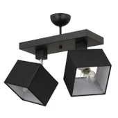 Apliqa Grande 2Li Siyah Modern Koridor Mutfak Salon Plafonyer Avize thumbnail 2