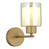 Lima Eskitme Bal Çift Cam Duvar Lambası Yatak Odası-Yatak Başı-Banyo İçin Modern Aplik thumbnail 1