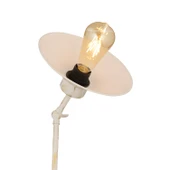 Helga Beyaz Patinalı Dekoratif Tasarım Retro Modern Metal Lambader thumbnail 7