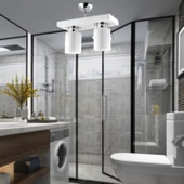 Apliqa Kiaria İkili Modern Plafonyer Genç Odası MutfakYatak Odası Avize thumbnail 5