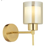 Cemre Gold Duvar Lambası Modern Yatak Odası-Yatak Başı Tasarım Duvar Aplik thumbnail 3