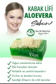 BLUE Skin Care Doğal Kabak Lifli Aloe Vera Sabunu, Sivilce Akne Ve Siyah Nokta Karşıtı Sabun ( 130 gr ) - 1