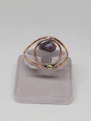 Ametist Taşı Motifli Bakır Bileklik (52532) thumbnail 2