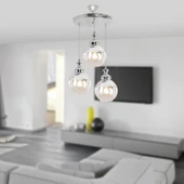 Leon 3 Lü Yuvarlak Sarkıt Spor- Salon Avize thumbnail 2