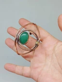 Aventurin Taşı Motifli Bakır Bileklik (52530) thumbnail 4