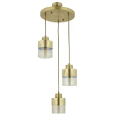 Apliqa Boris 3Lü Yuvarlak Komple Eskitme Sarkıt Modern Genç Odası Mutfak Salon Avize - 7