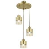 Apliqa Boris 3Lü Yuvarlak Komple Eskitme Sarkıt Modern Genç Odası Mutfak Salon Avize - 5