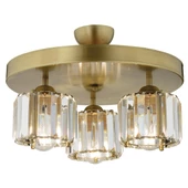 Apliqa Sabrina 3 Lü Yuvarlak Eskitme Plafonyer Kristalli Taşlı Modern Tasarım Kristal Salon Avize thumbnail 5