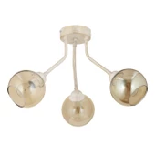 Apliqa David 3Lü Beyaz Silme Bal Camlı Modern Genç Odası MutfakSalon Avize thumbnail 1