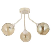 Apliqa David 3Lü Beyaz Silme Bal Camlı Modern Genç Odası MutfakSalon Avize thumbnail 2