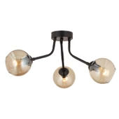 Apliqa David 3 Lü Siyah Bal Camlı Modern Genç Odası Mutfak Retro Salon Avize thumbnail 5