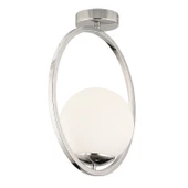 Apliqa Lifos Tekli Krom Kaplamalı Plafonyer Modern Mutfak Salon Avize thumbnail 2