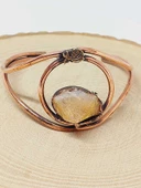 Sitrin Taşı Motifli Bakır Bileklik (52526) thumbnail 1