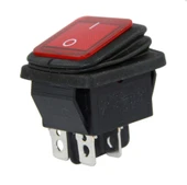 Ayt IC-104W Geniş Körüklü Işıklı On Off Anahtar Aç Kapa Düğme Buton 27x21x42 mm - 1