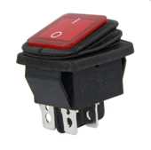Ayt IC-104W Geniş Körüklü Işıklı On Off Anahtar Aç Kapa Düğme Buton 27x21x42 mm - 1