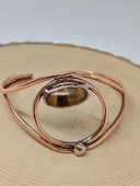 Kaplangözü Taşı Motifli Bakır Bileklik (52524) thumbnail 1