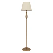 Bolivia Beyaz Şapkalı Eskitme Modern Tasarım Ayaklı Abajur Lamba Metal Lambader thumbnail 3