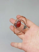 Akik Taşı Motifli Bakır Bileklik (52522) thumbnail 4